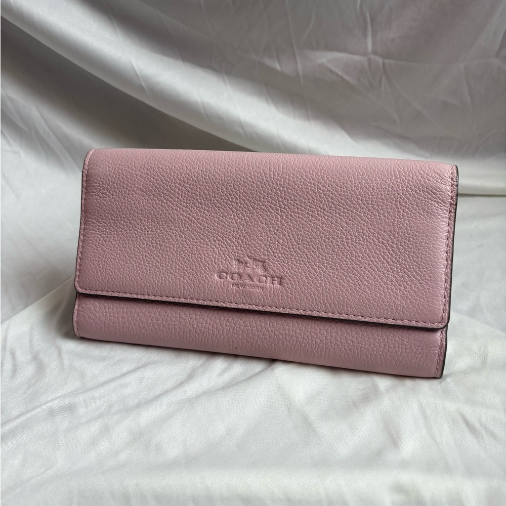 Coach Powder Pink Snap Wallet